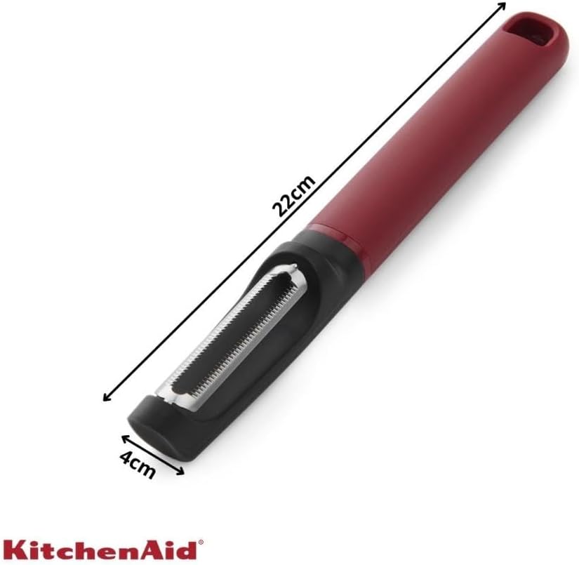 KitchenAid KHA112OHEREG Classic Euro Sparschäler Empire Rot
