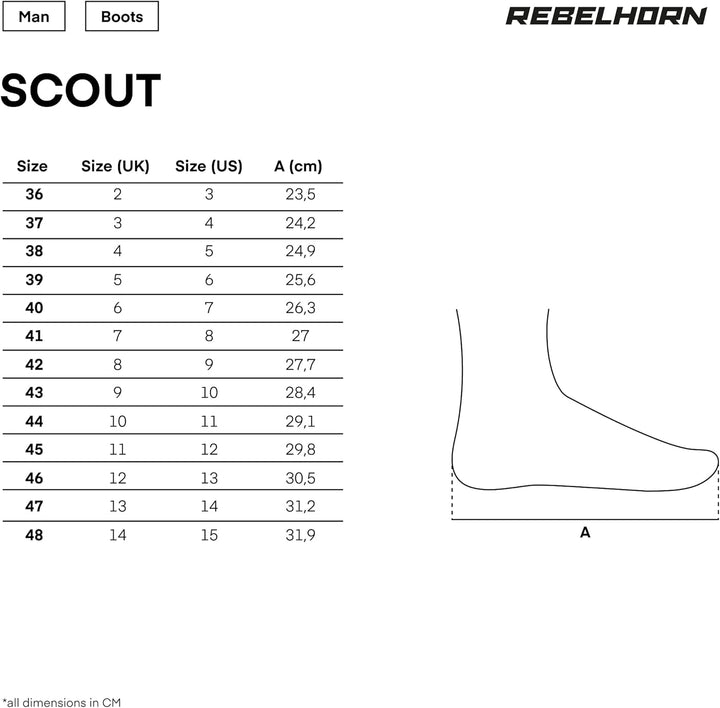 REBELHORN Scout Air Motorradstiefel Mesh-Belüftungseinsätze Knöchel- und Fersenschutz Antibakteriell