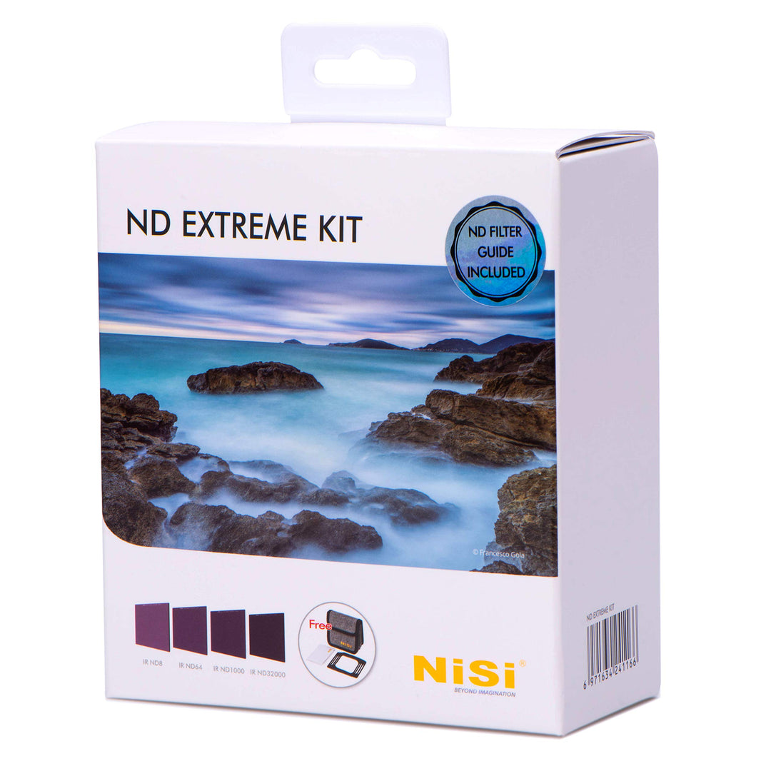 NiSi 100mm ND Filter-Kit Extreme - ND8, ND64, ND1000, ND32000 und Zubehör 100mm ND EXTREME KIT, 100m