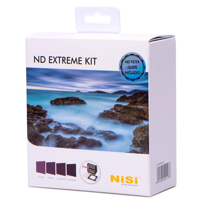 NiSi 100mm ND Filter-Kit Extreme - ND8, ND64, ND1000, ND32000 und Zubehör 100mm ND EXTREME KIT, 100m