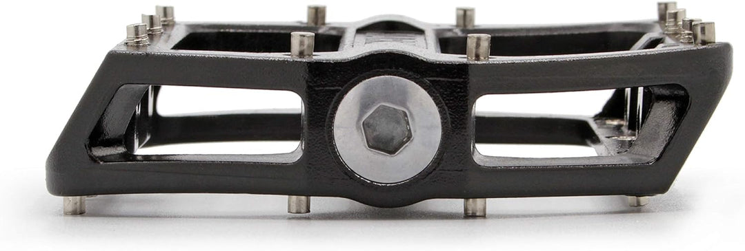 Kartell ® Plattform Mountainbike Pedale aus Aluminium, 9/16“ gehärtete Cro-Mo Achse, industriegelage