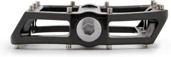 Kartell ® Plattform Mountainbike Pedale aus Aluminium, 9/16“ gehärtete Cro-Mo Achse, industriegelage