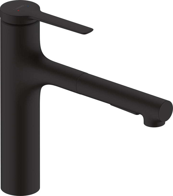 hansgrohe Zesis M33 - Küchenarmatur mit Brause ausziehbar, 2 Strahlarten, Wasserhahn Küche mit Ausla