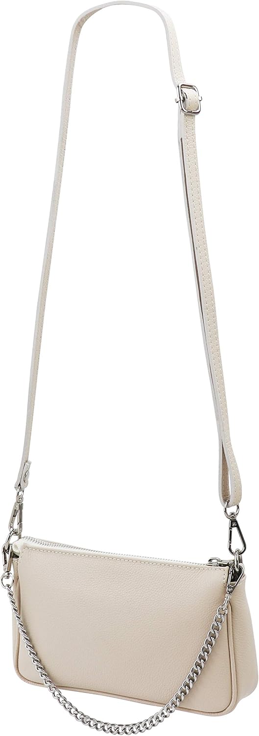 SH Leder Echtleder Schultertasche Umhängetasche Handtaschen Clutch kleine Tasche Abendtasche 23x13cm