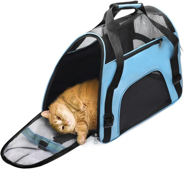 DONYER POWER Tragetasche für Haustiere mit weichen Seiten, für Hunde und Katzen, bequem, von Flugges