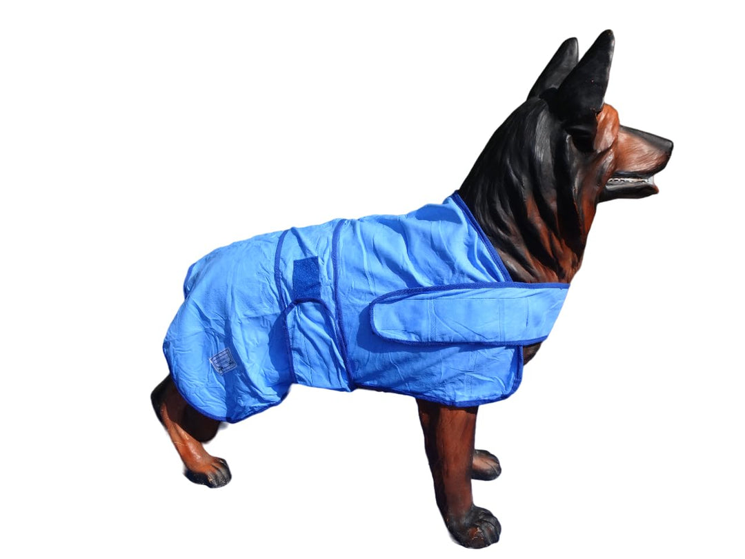 Hundekühlweste für den Hund Cool Coat Vest Kühl Weste Mantel aus PVA, Blau, M+, M+