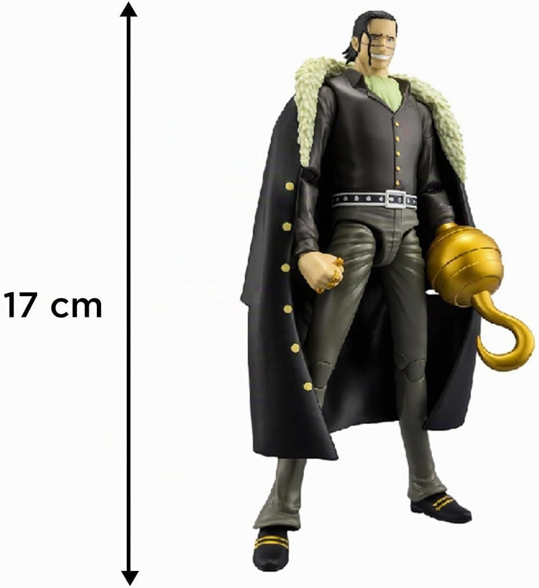 BANDAI – Anime Heroes – One Piece – Anime Heroes Figur 17 cm – Crocodile – Offizielle One Piece Lize