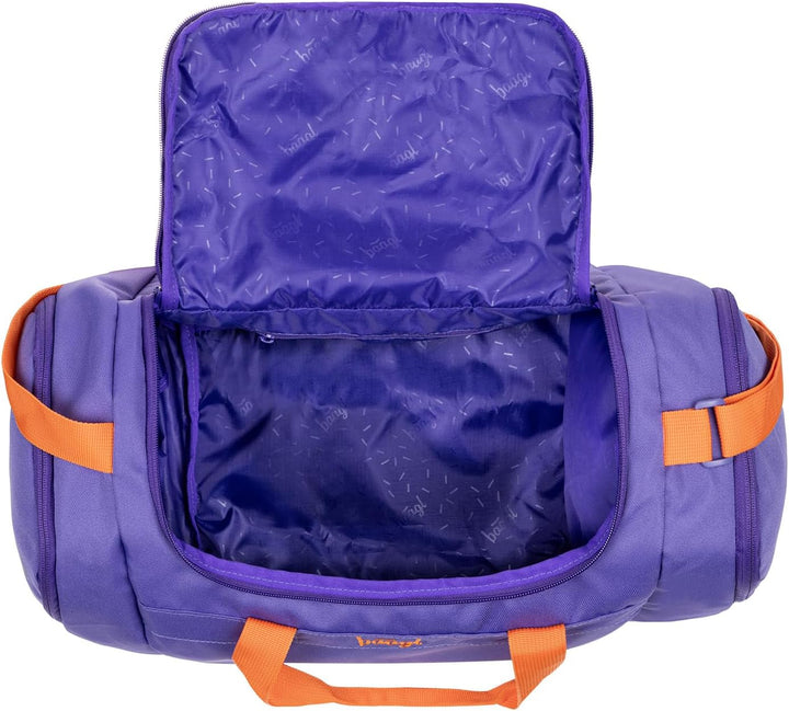 Baagl Sporttasche Mädchen Reisetasche mit Schuhfach Kinder 25 l - Orange | Schwimmtasche für Teenage