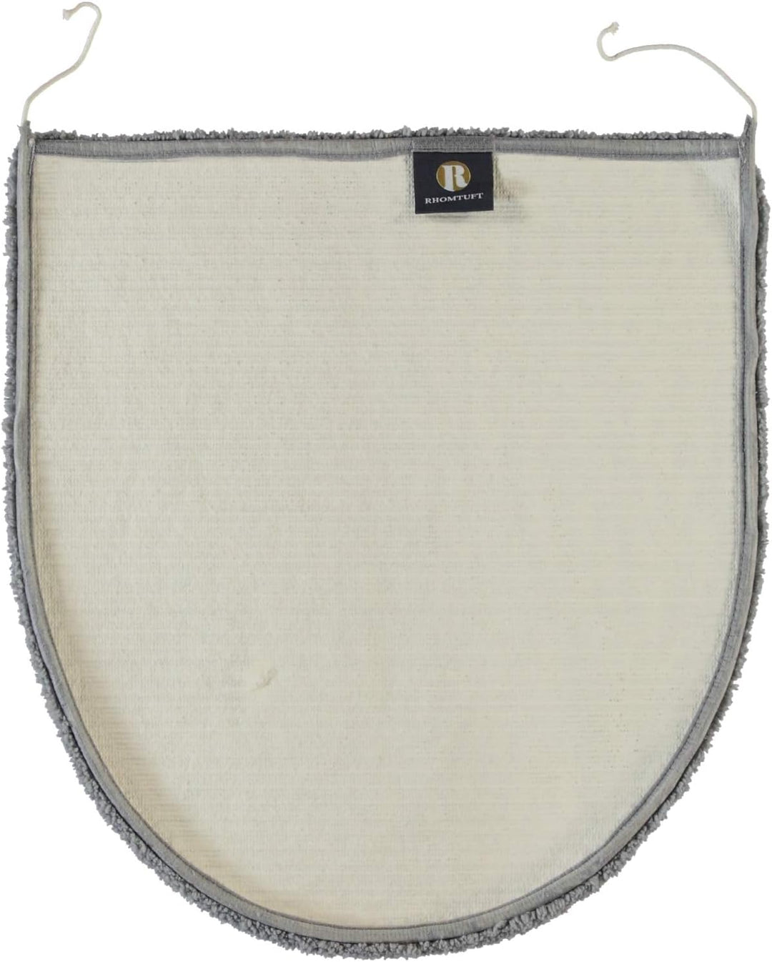 Rhomtuft Badteppiche Square Kiesel - 85 Deckelbezug 45x50 cm, Deckelbezug 45x50 cm