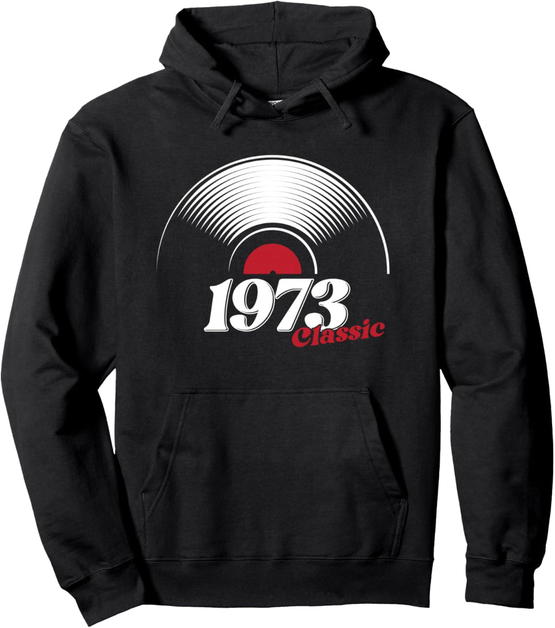 50. Geburtstag Klassische Schallplatte 1973 50 Jahre alt Pullover Hoodie