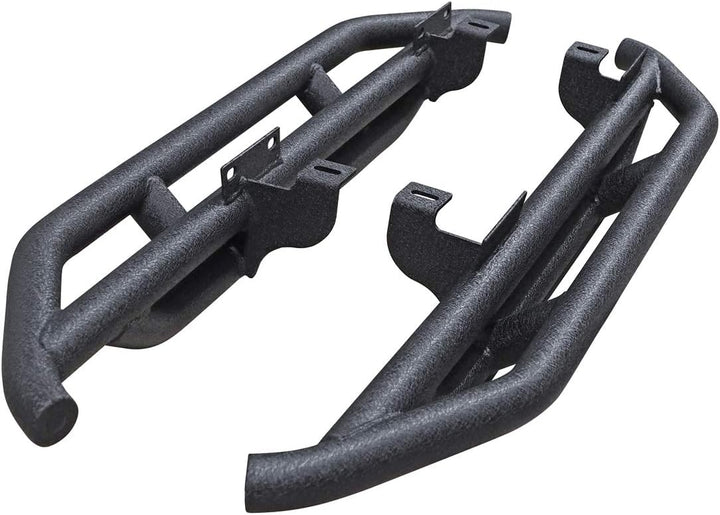 Schwarze Black Rock Slider Rails Trittbretter Schwellerrohre mit Teilegutachen - passend für den 2-T