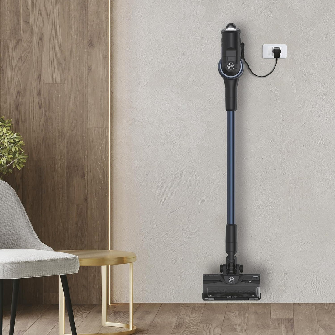Hoover Akku-Stabstaubsauger mit Hydro-Moppaufsatz, hohe Saugkraft, Anti-Twist gegen verhedderte Haar