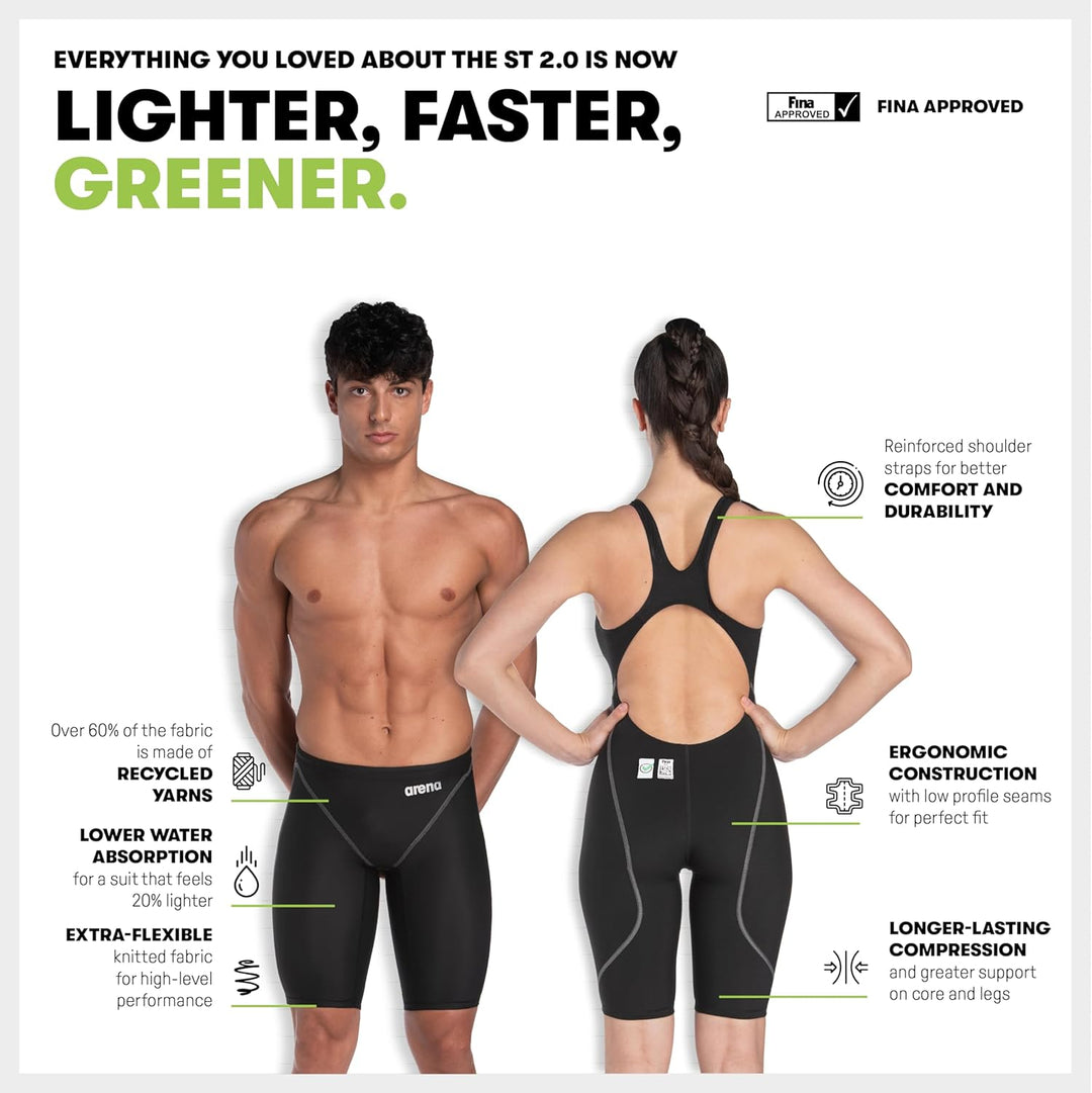 ARENA Damen Powerskin St Next Ob. One Piece Swimsuit 32 Blau, 32 Blau