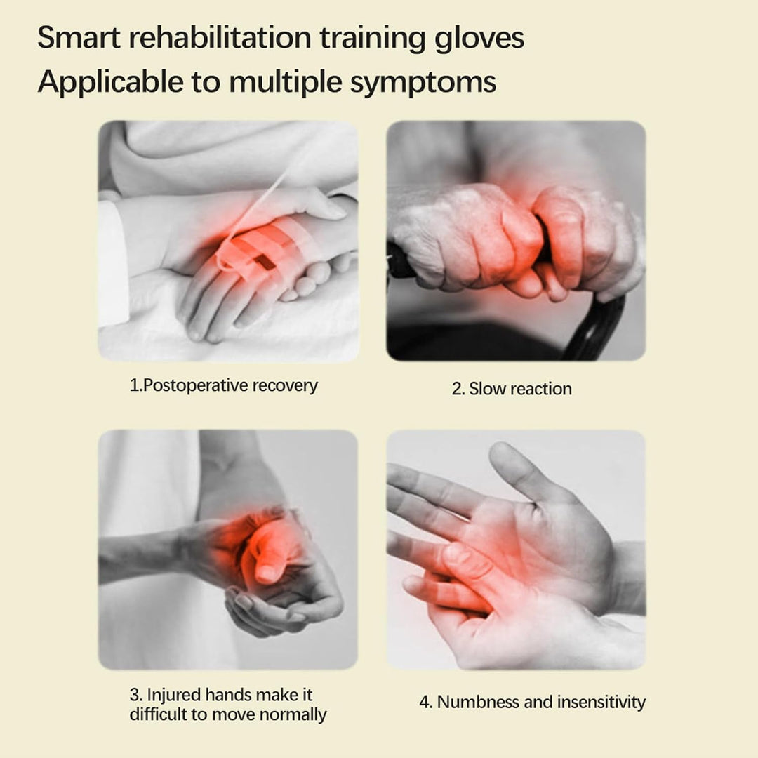 Rehabilitation Training Gloves,Rehabilitation Gloves for Stroke Hands,Einstellbare Stärke,Physiother