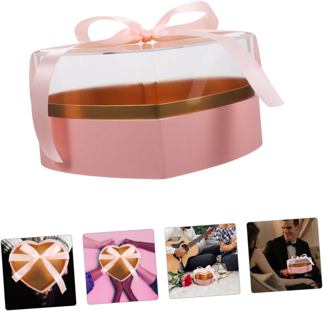 Cabilock Kasten Blumenkasten Valentines Flower Box. Unsterbliche Blumenabdeckung Verpackungsbox Schm