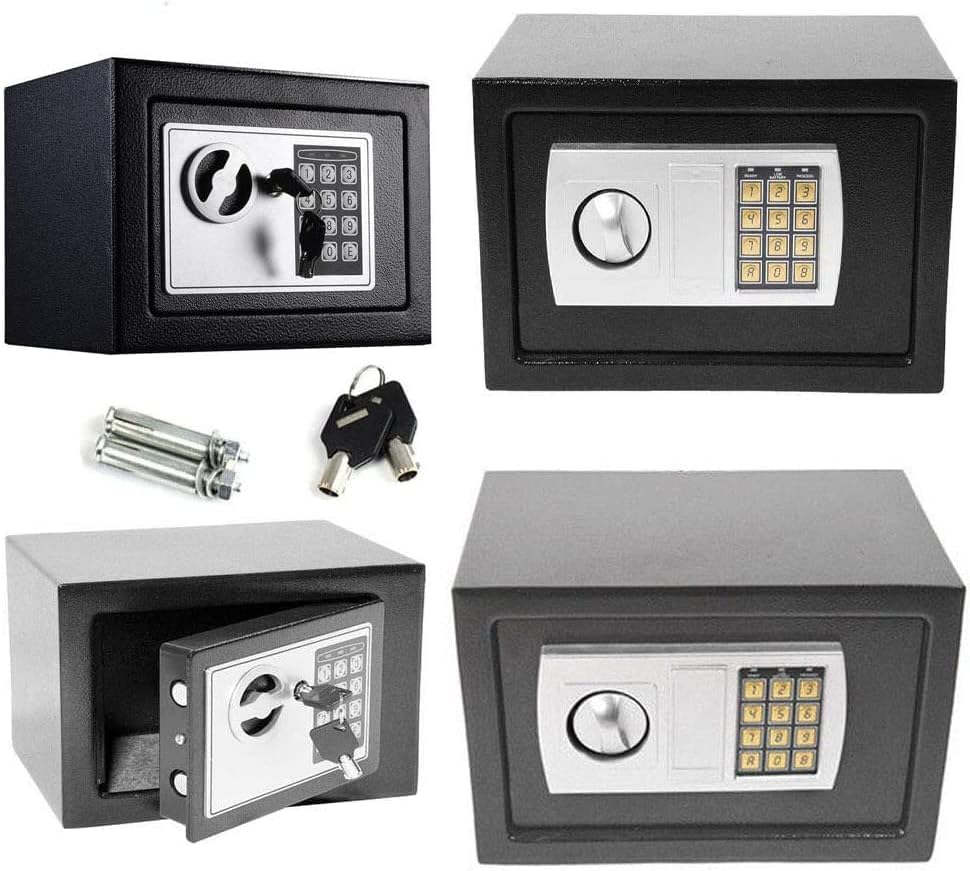 Tresor 4,6 l elektronische Kombination kleine Elektrogeräte Möbeltresor, Kleiner Tresor, Safe, Schra