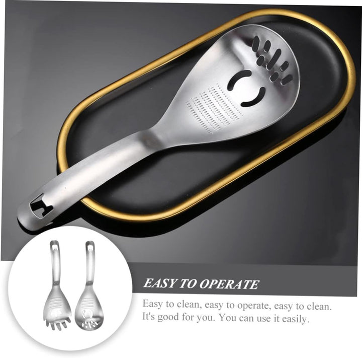 2 Stück Edelstahl Küchenutensil mit Knoblauchpresse und Kartoffelzerkleinerer Multifunktional und Er
