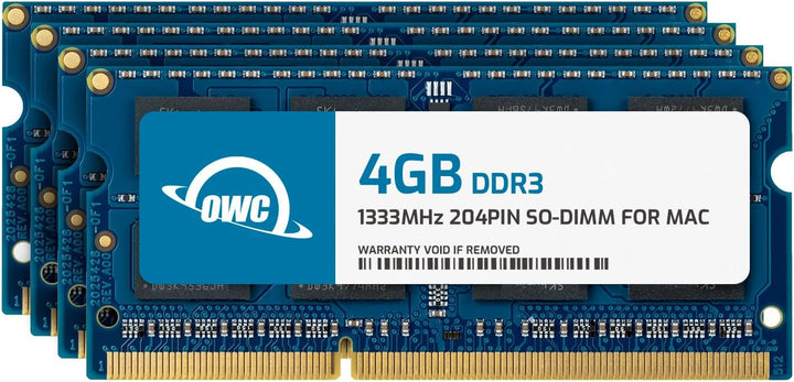 OWC - 16GB Memory Upgrade Kit - 4 x 4GB PC10600 DDR3 1333MHz SO-DIMMs für Mid 2010/2011 21,5" & 27"