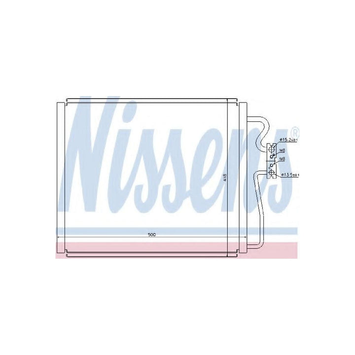 Nissens 94528 Kondensator, Klimaanlage