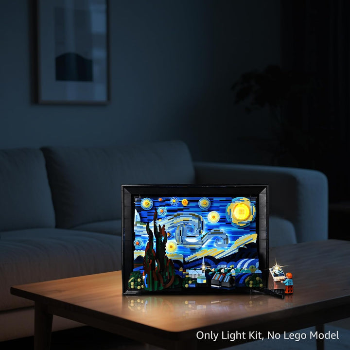 Nur LED Beleuchtungsset - Kyglaring Lichter Set Entwickelt für Lego Vincent Van Gogh - The Starry Ni