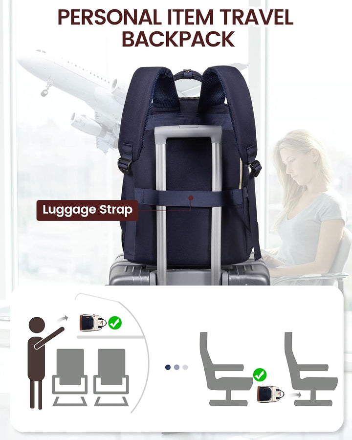 LOVEVOOK Rucksack Damen Laptop Rucksack 17 Zoll Schulrucksack Mädchen Teenager Wasserdicht Schultasc