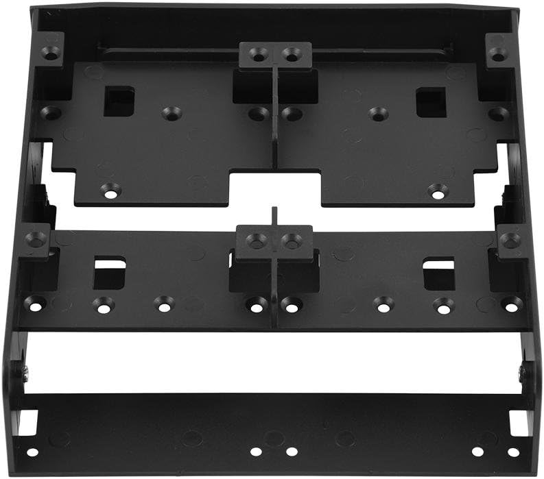 Festplatten-Einbaurahmen Set,Richer-R 5.25 Zoll auf 2.5/3.5 Zoll HDD / SSD Halterung Rahmen,Floppy-D