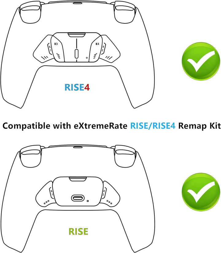 eXtremeRate RISE4 Ersatz Rücktasten&Remap Board für ps5 Controller Rise&RISE4 Remap Kit, Austauschba