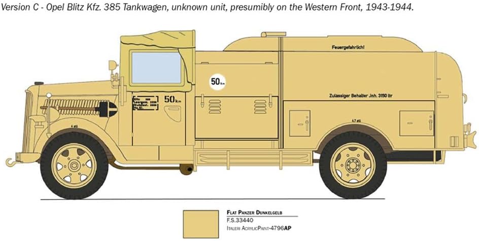 Italeri 2808S 1:48 Sd.Kfz.385 Tankwagen Bat.o.Brit, Modellbau, Bausatz, Standmodellbau, Basteln, Hob