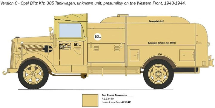 Italeri 2808S 1:48 Sd.Kfz.385 Tankwagen Bat.o.Brit, Modellbau, Bausatz, Standmodellbau, Basteln, Hob