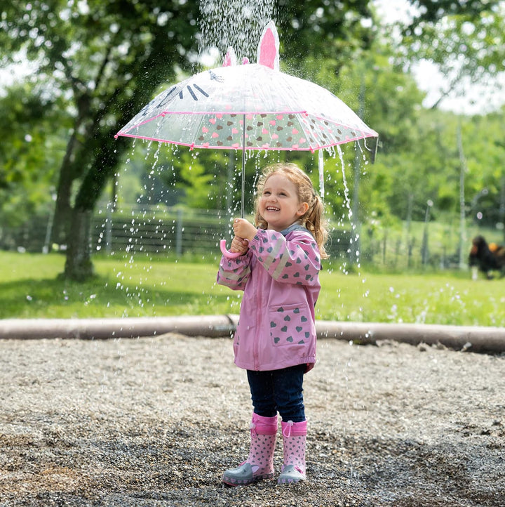 Playshoes Unisex Kinder Regenjacke Wind-und wasserdicht Regenmantel Regenbekleidung 98 Katze, 98 Kat