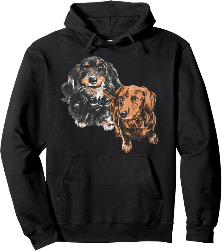 Süsses Hund Dackel Dackelhund Teckel Dackelbesitzer Geschenk Pullover Hoodie