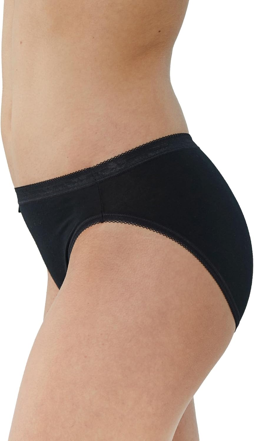 Sloggi Damen Slip (2er Pack) 36 Schwarz, 36 Schwarz