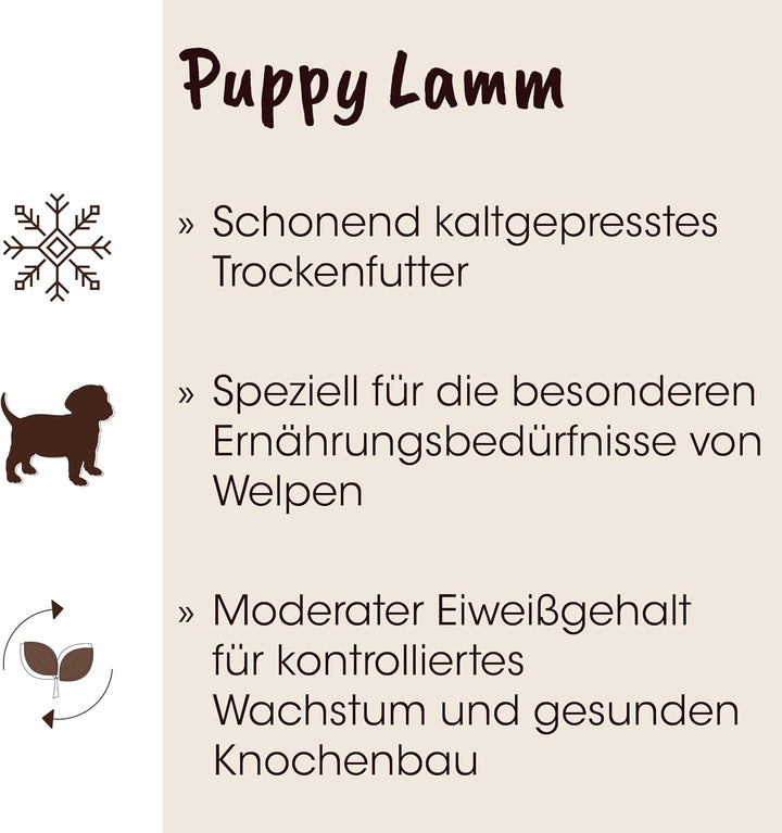 cdVet Fit-Crock Hundefutter trocken Puppy Lamm 10 kg, getreidefrei, 10 kg