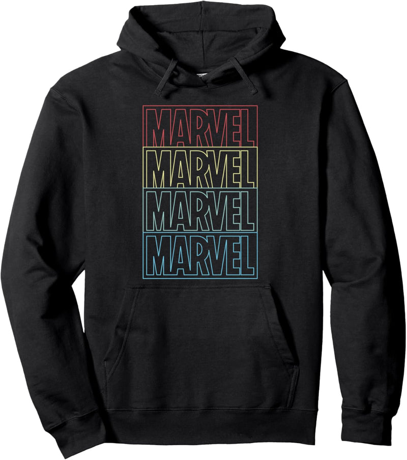 Marvel Line Logo Yellow Pullover Hoodie