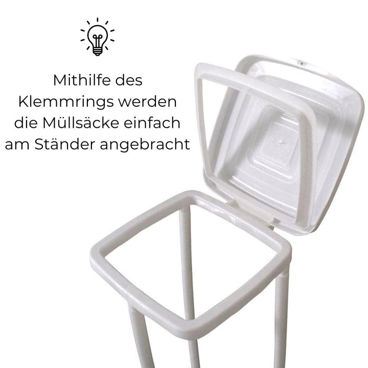 GarPet Müllsack Ständer Müllbeutel Mülleimer Gelber Sack Halter Höhenverstellbar Mülltonne Müllsacks