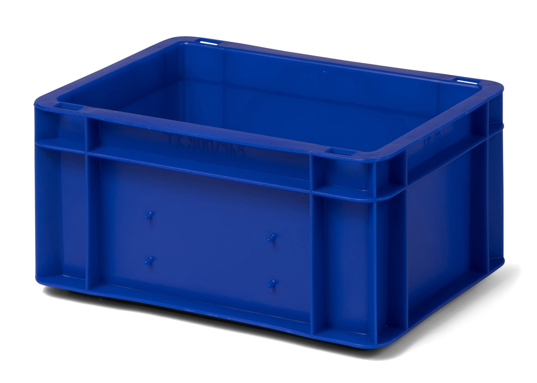 8er-Set Transport- u. Lagerkasten/Lagerbehälter, Stapelbehälter, 30x20x14,5 cm (LxBxH) Farbe blau, e