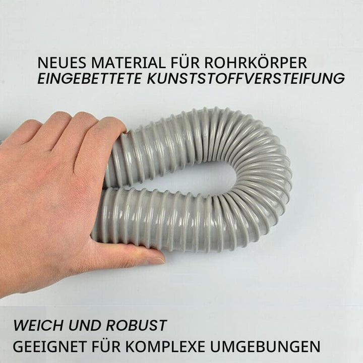 SPORTARC Flexibler Abflussrohr, dehnbar, für Badewanne, Waschbecken, Ablaufrohr, Verbindungsstück mi