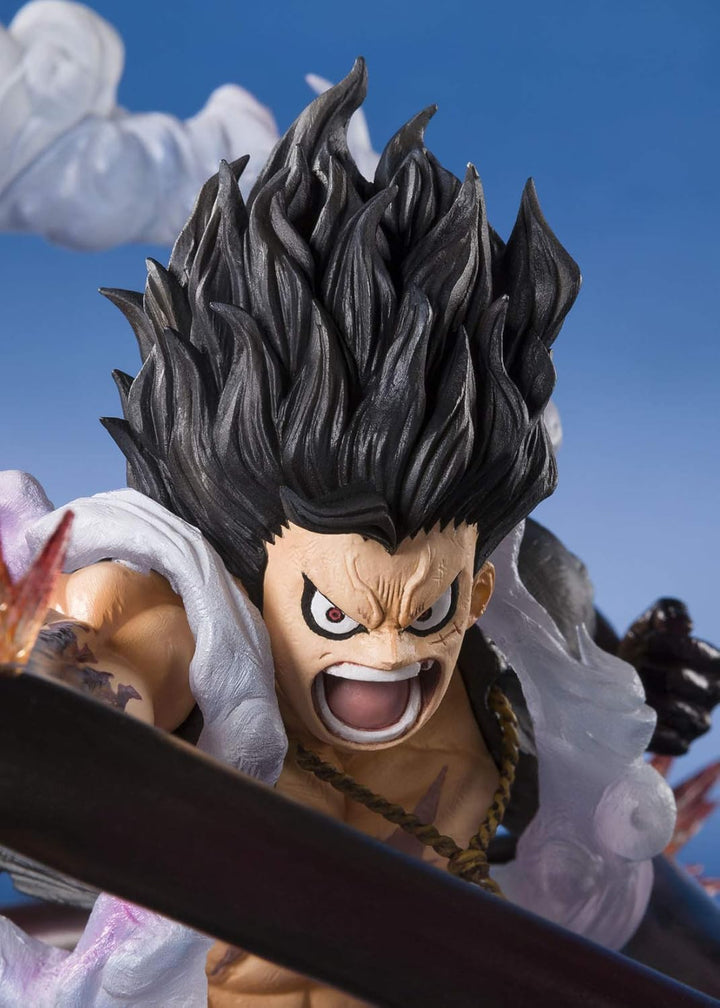 TAMASHII NATIONS - Monkey D Luffy Gear 4 Snakeman King Cobra Figur 16 cm One Piece Figuarts Zero, Fa