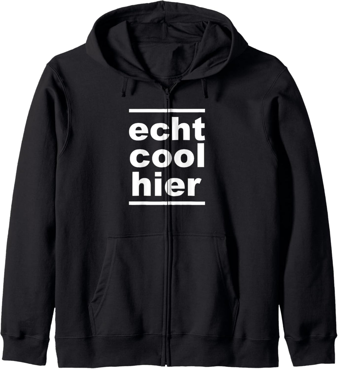 Zynisch echt cool hier lustiges ironisches Kapuzenjacke
