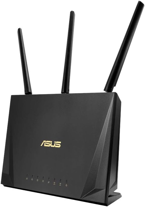 Asus RT-AC85P Home Office Router (WiFi 5 AC2400 MU-MIMO, 4x Gigabit LAN, App Steuerung, USB 3.1, IPv