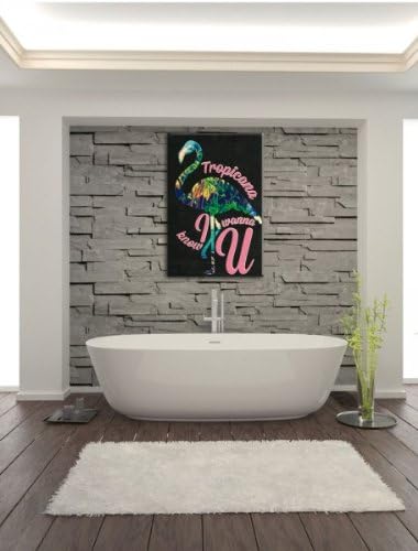 Dark Tropicana black Leinwandbild Bild auf Leinwand, XXL riesige Bilder fertig gerahmt mit Keilrahme