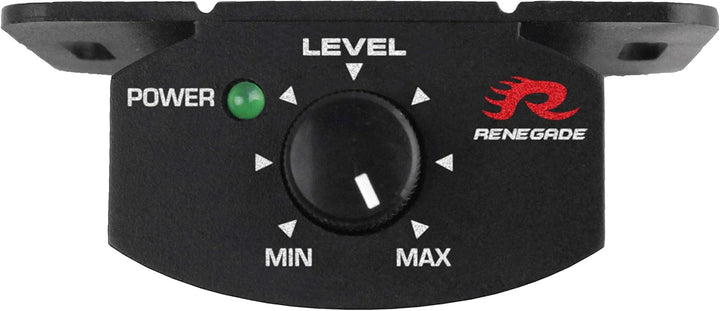 Renegade RS600A - Aktiv-Untersitz Subwoofer 6x8 (14 x 20cm) mit 250 Watt max
