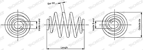 Monroe SP3455 Oespectrum Spiralfeder