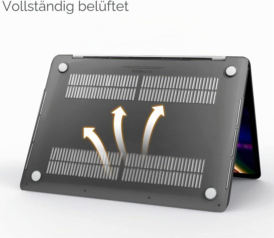 Fintie Hülle Kompatibel mit MacBook Pro 13 (2016-2022) A2338(M2/M1)/A2289/A2251/A2159/A1989/A1706/A1