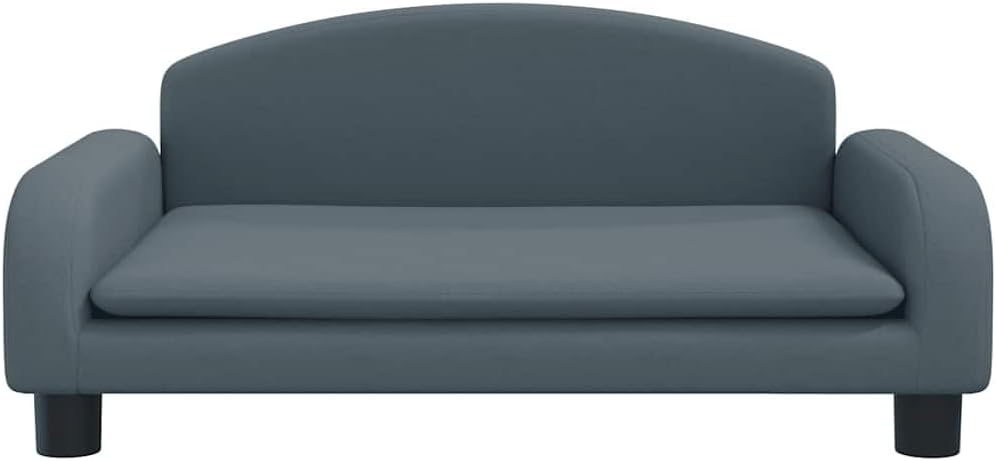 vidaXL Kindersofa Dunkelgrau 70x45x30 cm Stoff 70 x 45 x 30 cm Dunkelgrau, 70 x 45 x 30 cm Dunkelgra