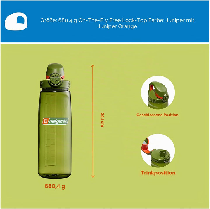 Nalgene OTF Sustain Trinkflaschen Juniper 0,65 L, Juniper