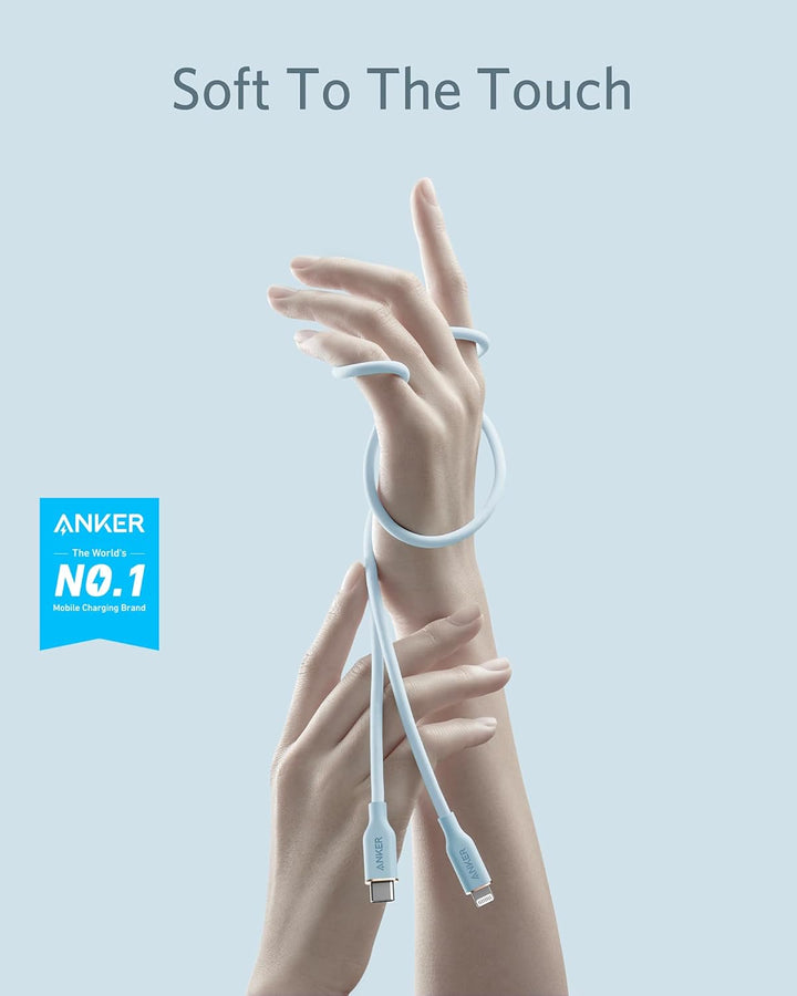 Anker Powerline III Flow, USB C Lightning Kabel, 180cm USB C auf Lightning Kabel kompatibel mit iPho