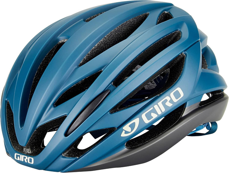 Giro Syntax Rennrad Fahrrad Helm matt blau/grau 2022, S