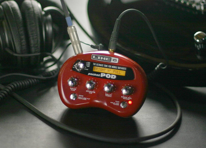 Line 6 Pocket POD Gitarrenprozessor Single, Single