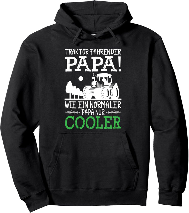 Bauer Traktor cooler Dad Land Kinder Sohn Vater Landwirt Pullover Hoodie